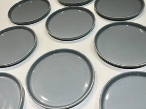 Farfurie Mare Nebula (Gri-Albastru 26cm)