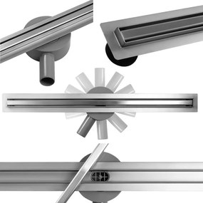 Rigola dus CALANI ECO360 SLIM crom 60