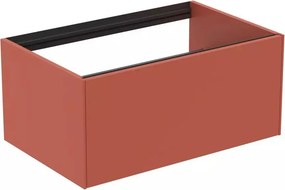 Dulap baza suspendat Ideal Standard Atelier Conca rosu - oranj mat 1 sertar 80 cm