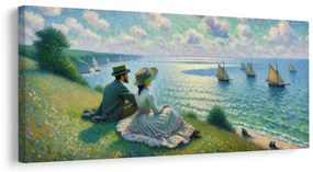 Tablou cuplu privind velierul