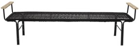 Banca neagra, din metal, Mundo