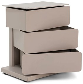 Comodă taupe din metal 37x45x26 cm Joey – Spinder Design