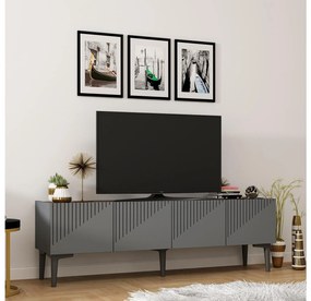 Masă TV/Dulap Tomune 4 (antracit + Nuc) . 1095230