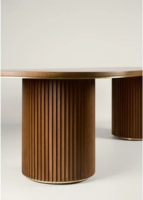 Masă lemn masiv de dining The Donald 300/, 240 × 110 × 75 cm - 300×110×75