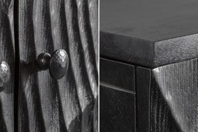 Bar din lemn de mango Scorpion 140cm, negru