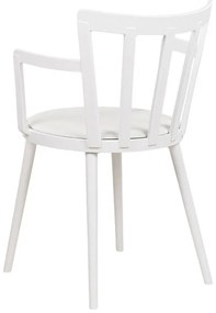 Set 4 buc scaune de sufragerie Morza (alb). 1081541