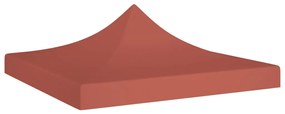 vidaXL Acoperiș pentru cort de petrecere, cărămiziu, 2 x 2 m, 270 g/m²