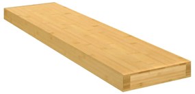 352734 vidaXL Raft de perete, 80x20x4 cm, bambus