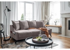 Canapea din catifea Miuform Royal Rose, bej