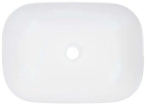 Chiuveta de baie, alb, 45,5 x 32 x 13 cm, ceramica Alb