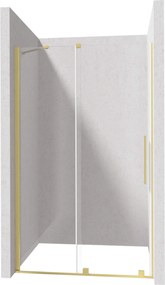 Profil pentru usa cabina de dus, incastrata, auriu periat, 195 cm, Sistem Prizma Auriu periat