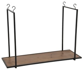 Raft de perete, din metal, cu agatatori, Montclair