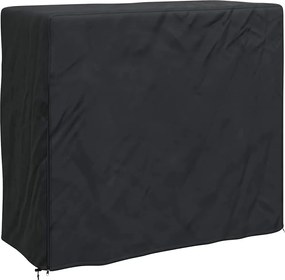 vidaXL Husă pentru suport de lemne Negru 61 x 122 x 106 cm țesătură