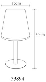 Lampă LED RGB solară tactilă de masă Globo 33894 LED/0,1W/3V IP44