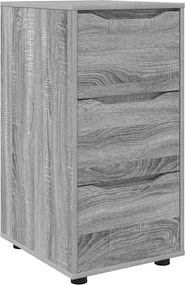 vidaXL Dulap de depozitare Gri Sonoma 40 x 48 x 81 cm Lemn compozit