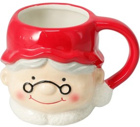 Set de 2 căni ceramice Mr. & Mrs. Claus 440 ml