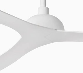 Ventilator de tavan FARO 33446WT GOTLAND L alb d. 132 cm WT + telecomandă