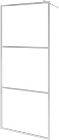 vidaXL Paravan de duș walk-in, 80 x 195 cm, sticlă ESG semi-mată