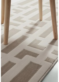 Covor tip traversă gri/crem 80x240 cm Perles Onyx – Elle Decoration