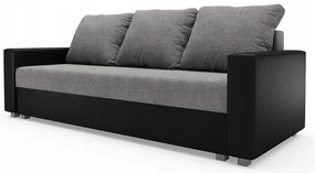 Canapea trei locuri Rimak (negru + gri). 1042563