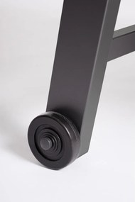 Șezlong de grădină verde din metal Hilde – Bizzotto