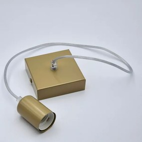 Lustră pe cablu ASTRID 1xE27/60W/230V auriu