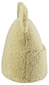 Pernă decorativă pentru copii verde din țesătură bouclé Teddy Pouch – Wigiwama