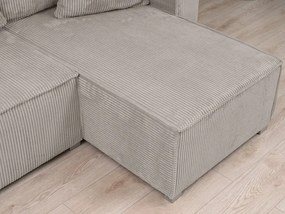 Coltar in forma de U SMART COSARO 295x140 cm, bej