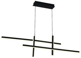 Lustra LED design liniar X-LIne negru