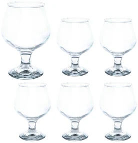Set 6 pahare de 240 ml din sticla, Cesiro