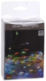 Sârmă luminoasă colorată, 80 LED