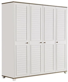 Dulap cu 4 usi pentru camera copiilor, colectia Nova ,   179x62x198 cm