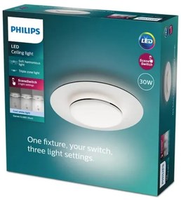 Plafonieră LED dimabilă GARNET SCENE SWITCH LED/30W/230V 4000K Philips