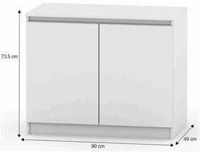 Dulap HANY NEW 008, alb