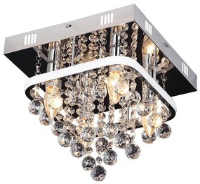 Lustra LED aplicata design elegant Pallas, 30x30cm