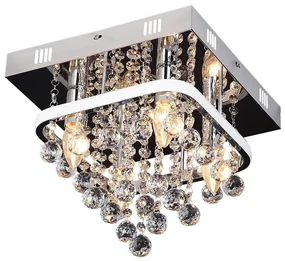 Lustra LED aplicata design elegant Pallas, 30x30cm
