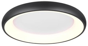 Plafonieră neagră LED cu intensitate reglabilă Cardona – Trio