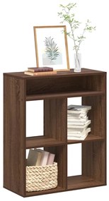 vidaXL Bibliotecă, stejar maro, 66x31x80 cm, lemn prelucrat