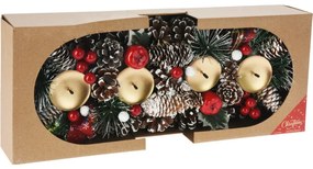 Sfeșnic de Advent Pine, 40 x 15 x 8 cm