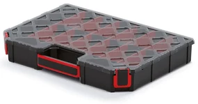 Organizator servieta 39 × 28,4 × 6 cm, separatoare, negru