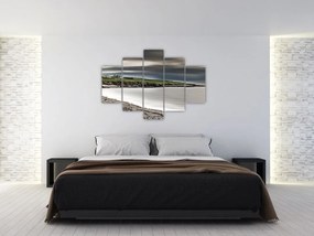 Tablou cu lac în amurg (150x105 cm)