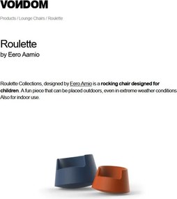 Fotoliu lounge design modern, exterior, interior, ROULETTE 61002 Vondom