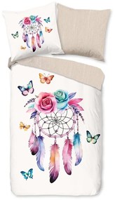 Lenjerie de pat pentru copii din flanelă pentru pat de o persoană 135x200 cm Catchy – Good Morning