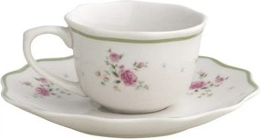 Cești albe 2 buc. pentru espresso din porțelan 90 ml Nonna Rosa – Brandani