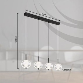 Lustra LED suspendata design modern AIDA 4L