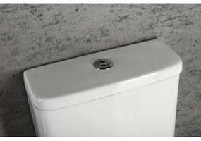 Sapho TURKU WC combinat, evacuare pe podea/pe perete, ceramică, albă