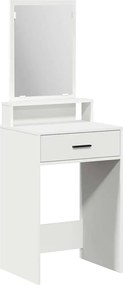 vidaXL Masă de Machiaj cu sertar Alb 50 x 41 x 140 cm Lemn compozit
