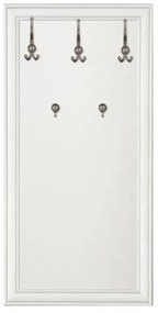 Perete cu cuier KENTAK WIE75, alb alpin