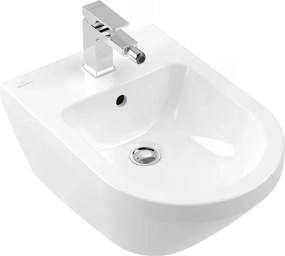 Bideu suspendat Villeroy&Boch Architectura cu finisaj alb Alpin CeramicPlus