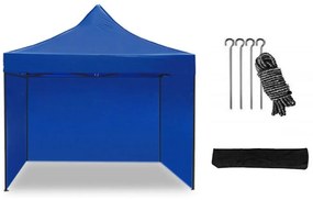 Cort pavilion 2x2 m albastru All-in-One